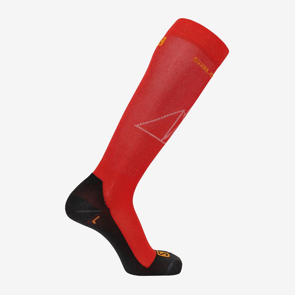 Salomon Israel QST - Mens Socks - Red (CXMG-87690)